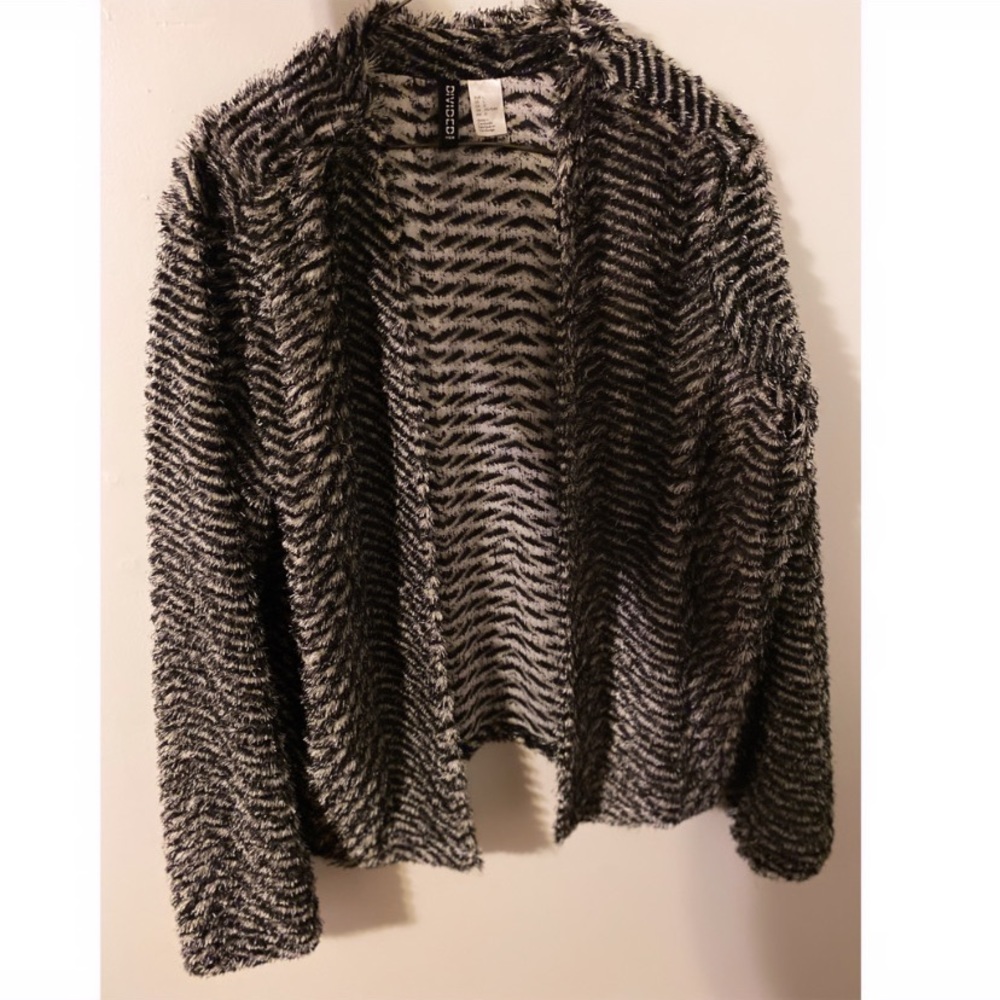 Grey flurry sweater